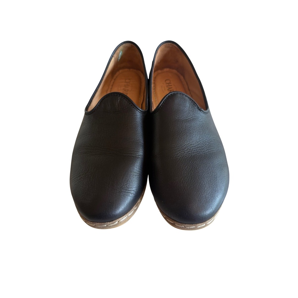 Charix Loafers Black Leather Artisan Shoes Istanbul Handmade Slip On Mens 42